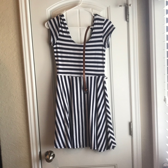 Dresses & Skirts - Navy stripe Dress